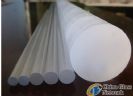 Milky quartz glass rods